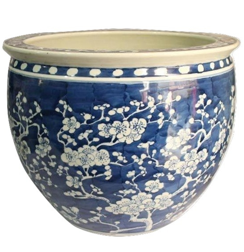 ROUND  CHERRY BLOSSOM FISHBOWL