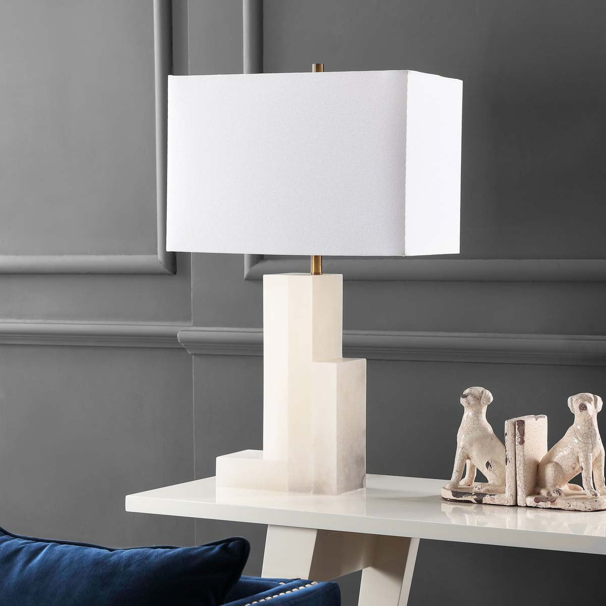 Cora Alabaster 27.75 Inch H Table Lamp | Safavieh - TBL4001
