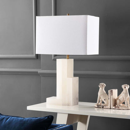 Cora Alabaster 27.75 Inch H Table Lamp | Safavieh - TBL4001