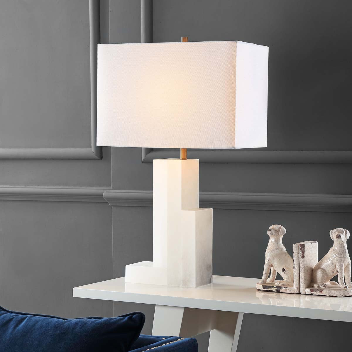Cora Alabaster 27.75 Inch H Table Lamp | Safavieh - TBL4001